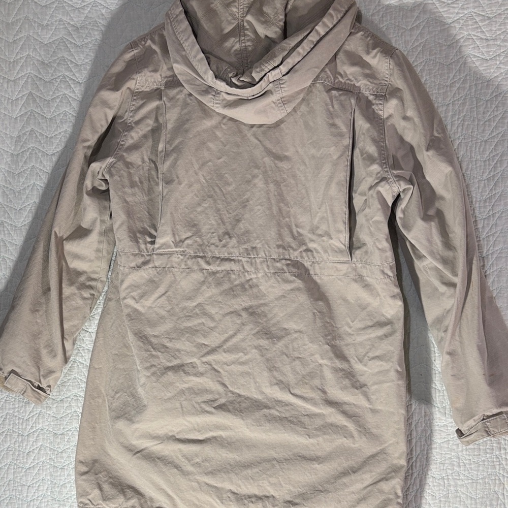 American Eagle Outfitters Beige Hooded Utility Jacket - Picture 13 of 16
